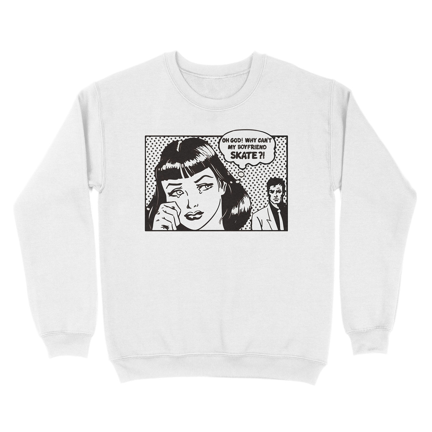 SKATER-GIRL Unisex Crewneck Sweatshirt - Image 2
