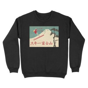 Ski Fujisan (Mount Fuji, Japan) Unisex Crewneck Sweatshirt