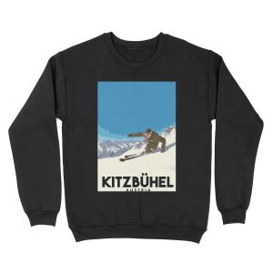 Ski Kitzbühel Austria Unisex Crewneck Sweatshirt