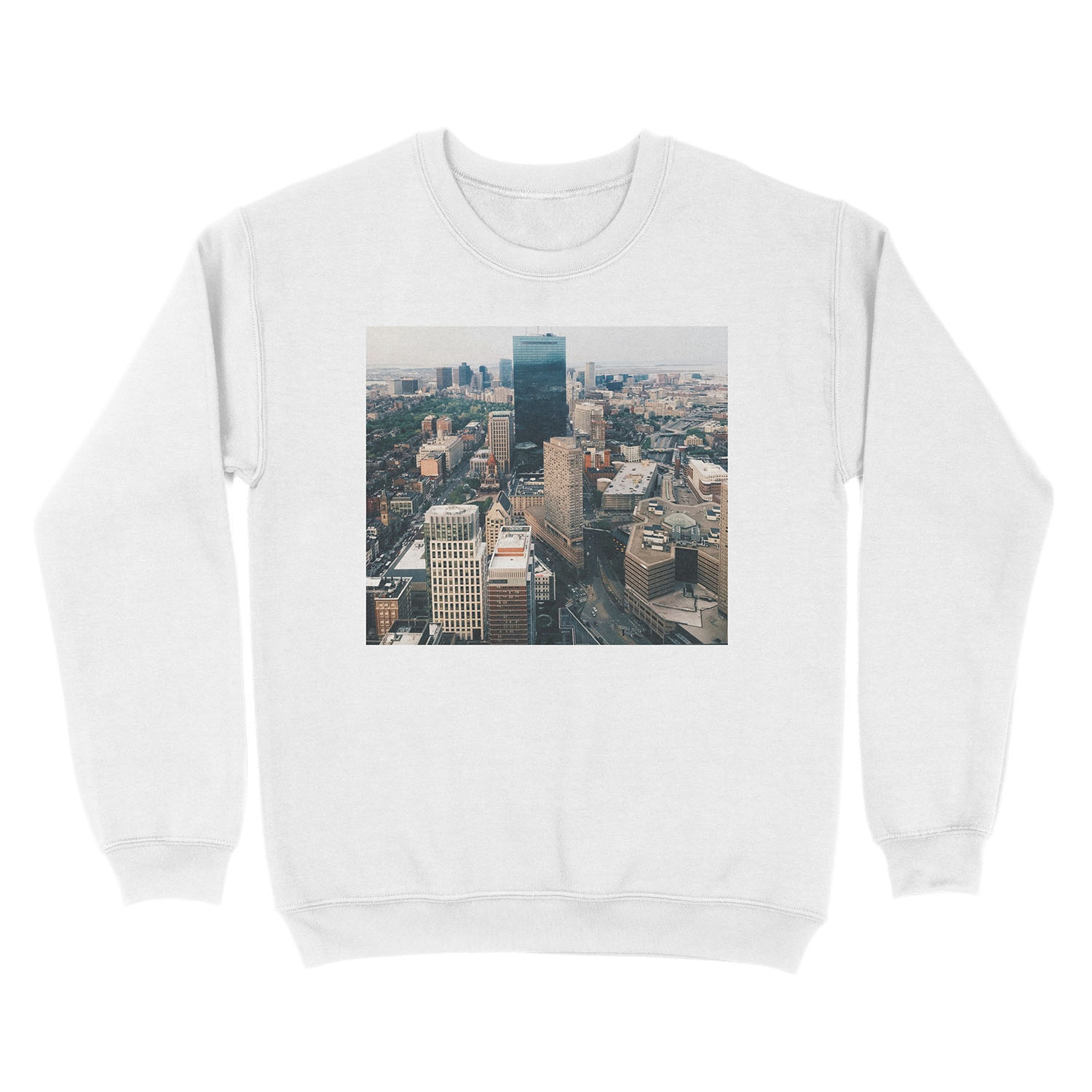 Skyline of Boston Unisex Crewneck Sweatshirt - Image 2