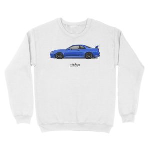 Alternative view of Skyline R34 GT-R Unisex Crewneck Sweatshirt