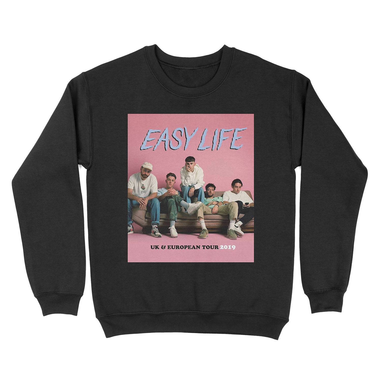 Slasaha Easy Life habits UK & European Tour 2019 Unisex Crewneck Sweatshirt
