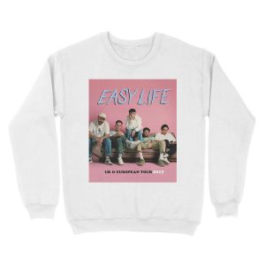 Alternative view of Slasaha Easy Life habits UK & European Tour 2019 Unisex Crewneck Sweatshirt