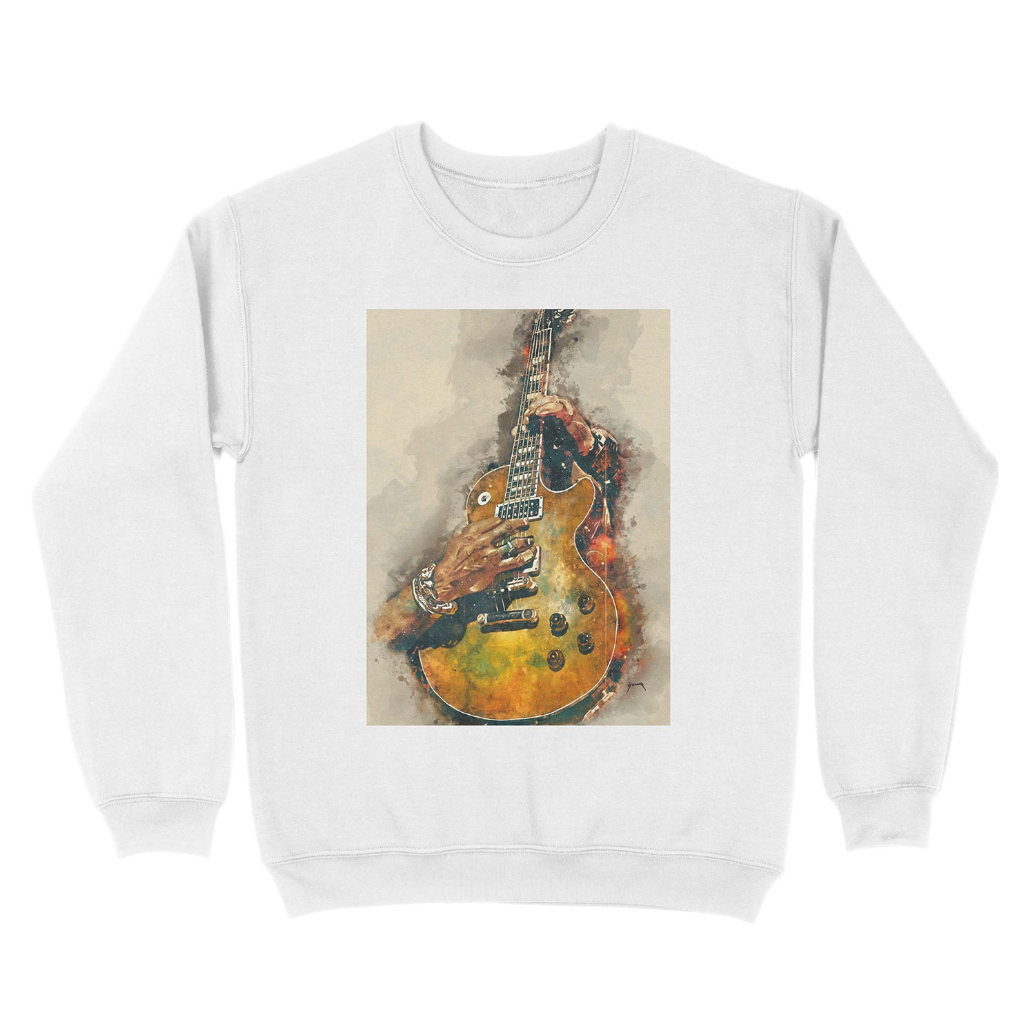 Slash's electric guitar Unisex Crewneck Sweatshirt - Image 2