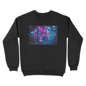 Small streets of Shinjuku Omoide Yokocho Tokyo Area Unisex Crewneck Sweatshirt