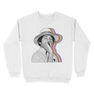 Alternative view of Smoking Barack Layered Unisex Crewneck Sweatshirt