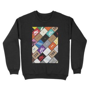Sneaker box colors Unisex Crewneck Sweatshirt