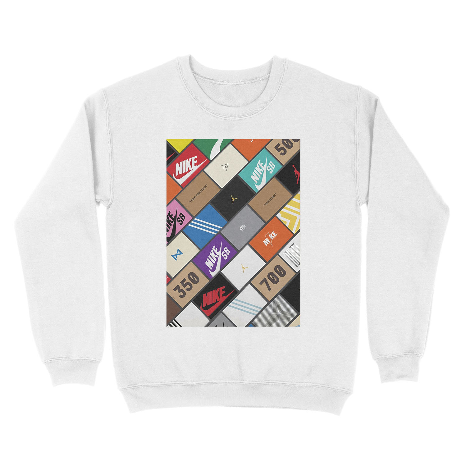 Sneaker box colors Unisex Crewneck Sweatshirt - Image 2