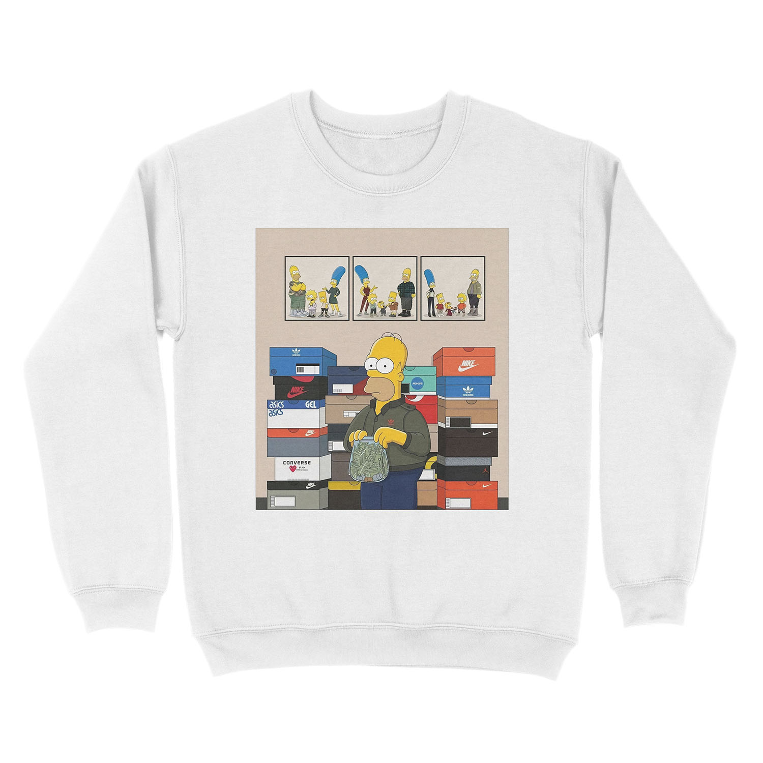 sneakers Family Unisex Crewneck Sweatshirt - Image 2