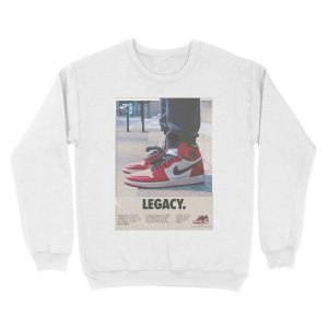 Alternative view of sneakers legacy kick Unisex Crewneck Sweatshirt