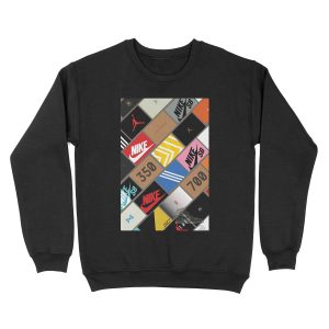 sneakers wallpaper box Unisex Crewneck Sweatshirt