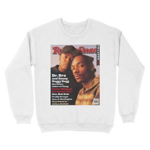Alternative view of Snoop Doggy Dogg Rolling StoneMagazine Cover Unisex Crewneck Sweatshirt