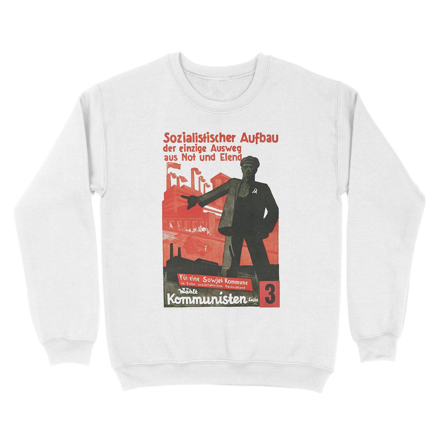 Socialist Construction Unisex Crewneck Sweatshirt - Image 2