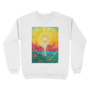 Alternative view of Sol Vibes Unisex Crewneck Sweatshirt