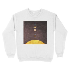 Alternative view of Solar System Unisex Crewneck Sweatshirt