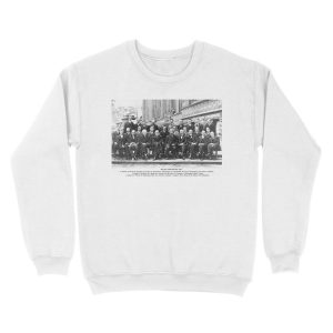 Alternative view of Solvay Conference Unisex Crewneck Sweatshirt