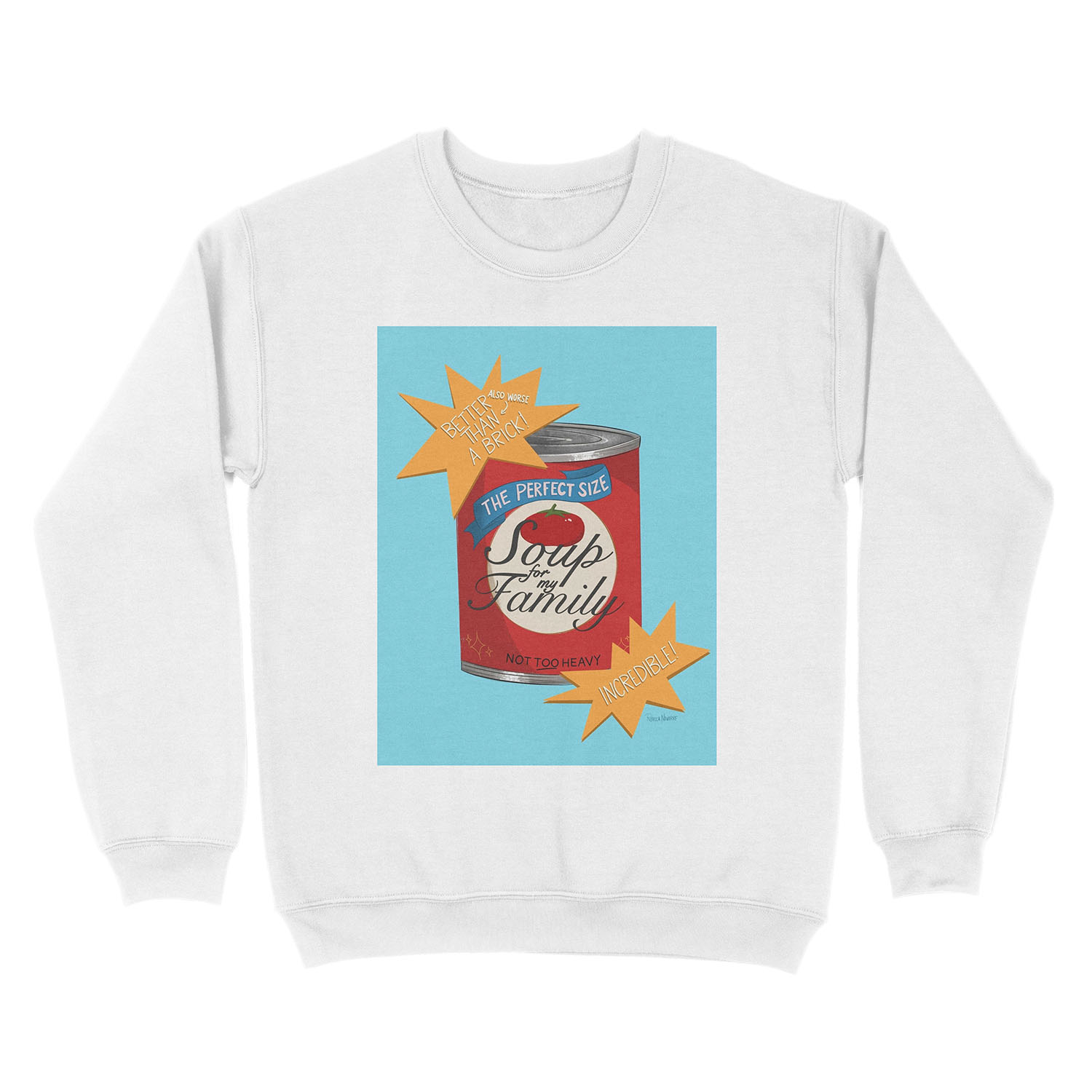 Soup for My Family Unisex Crewneck Sweatshirt - Image 2
