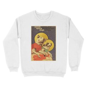 Alternative view of Soviet Space Dogs Unisex Crewneck Sweatshirt
