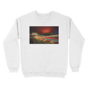 Alternative view of Spa Francorchamps at night Unisex Crewneck Sweatshirt