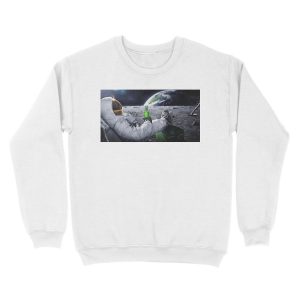 Alternative view of Space Beer Unisex Crewneck Sweatshirt