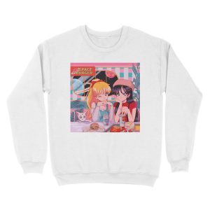 Alternative view of SPACE BURGER Unisex Crewneck Sweatshirt