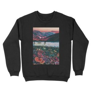 Space coral Unisex Crewneck Sweatshirt