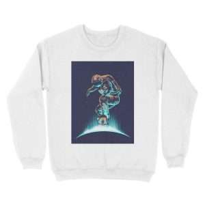 Alternative view of Space Grind Unisex Crewneck Sweatshirt
