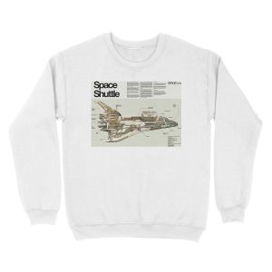 Alternative view of Space Shuttle Columbia Unisex Crewneck Sweatshirt