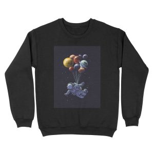 Space Travel Unisex Crewneck Sweatshirt