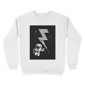 Alternative view of Spaceman Unisex Crewneck Sweatshirt