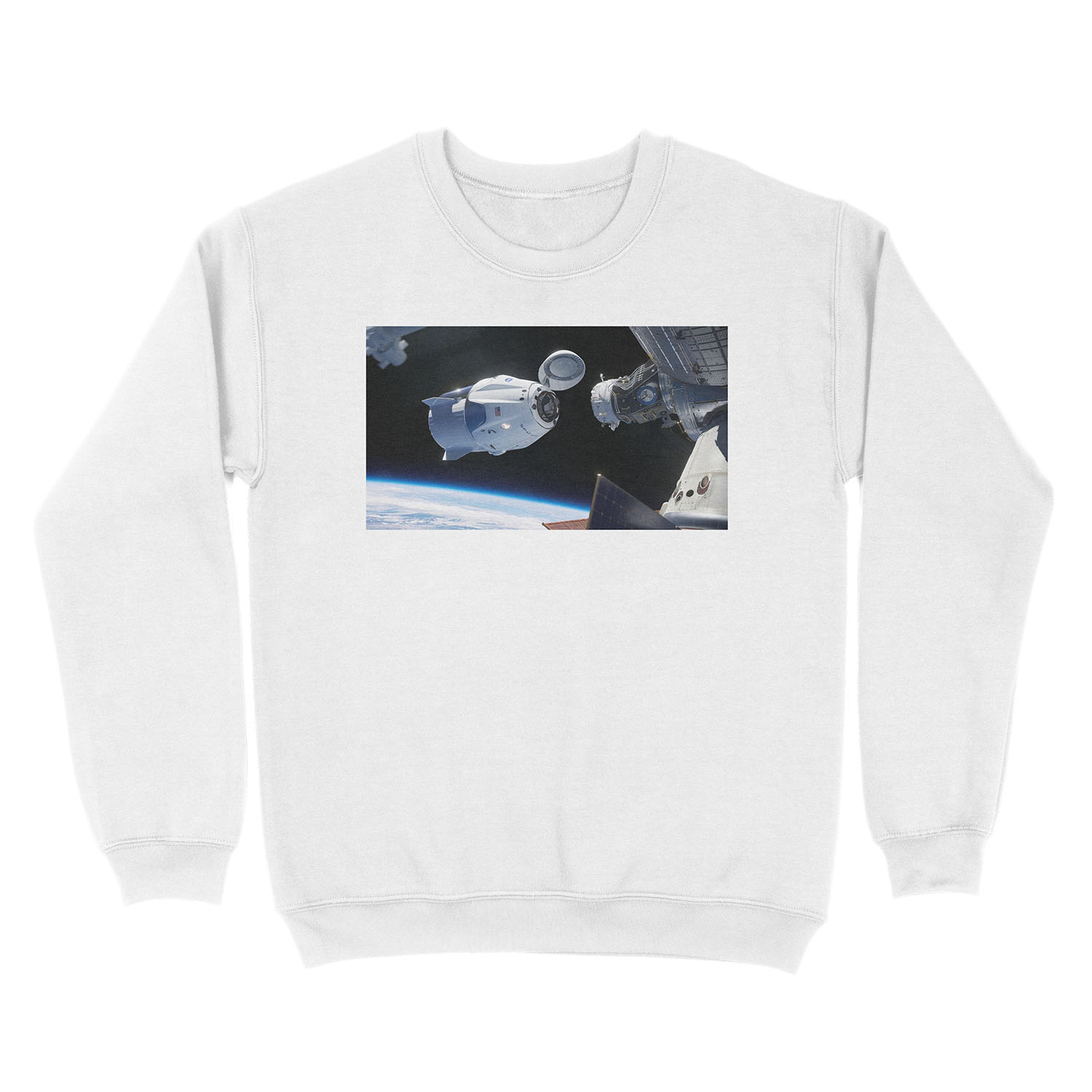 SpaceX Crew Dragon Unisex Crewneck Sweatshirt - Image 2
