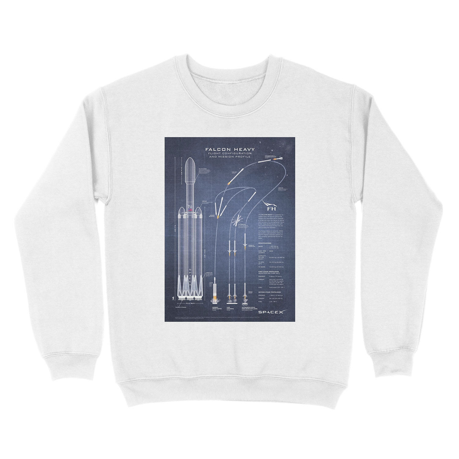 falcon heavy sweatshirt