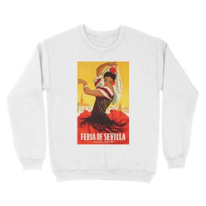 Alternative view of Spain 1959 Seville April Fair Unisex Crewneck Sweatshirt