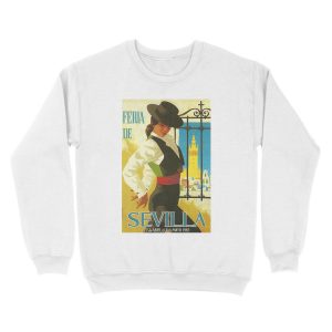 Alternative view of Spain 1965 Seville April Fair Unisex Crewneck Sweatshirt