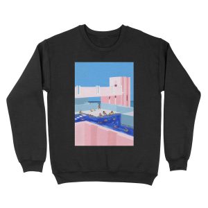 Spain Pool Unisex Crewneck Sweatshirt