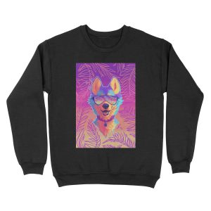 sparkle dog Unisex Crewneck Sweatshirt