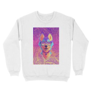 Alternative view of sparkle dog Unisex Crewneck Sweatshirt