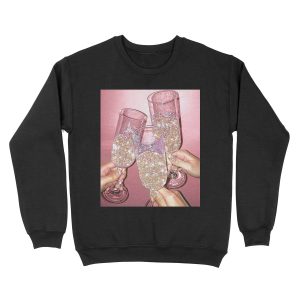 Sparkly Champagne Unisex Crewneck Sweatshirt