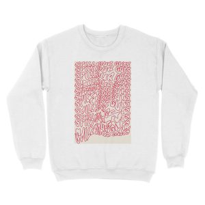 Alternative view of Spill Your Guts Design Unisex Crewneck Sweatshirt