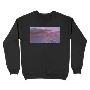 Spirited Away Railroad Nighttime Aesthetic Unisex Crewneck Sweatshirt