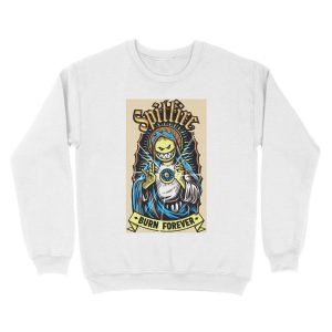 Alternative view of Spitfire Burn Forever Unisex Crewneck Sweatshirt