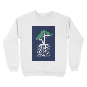 Alternative view of Square Root Unisex Crewneck Sweatshirt