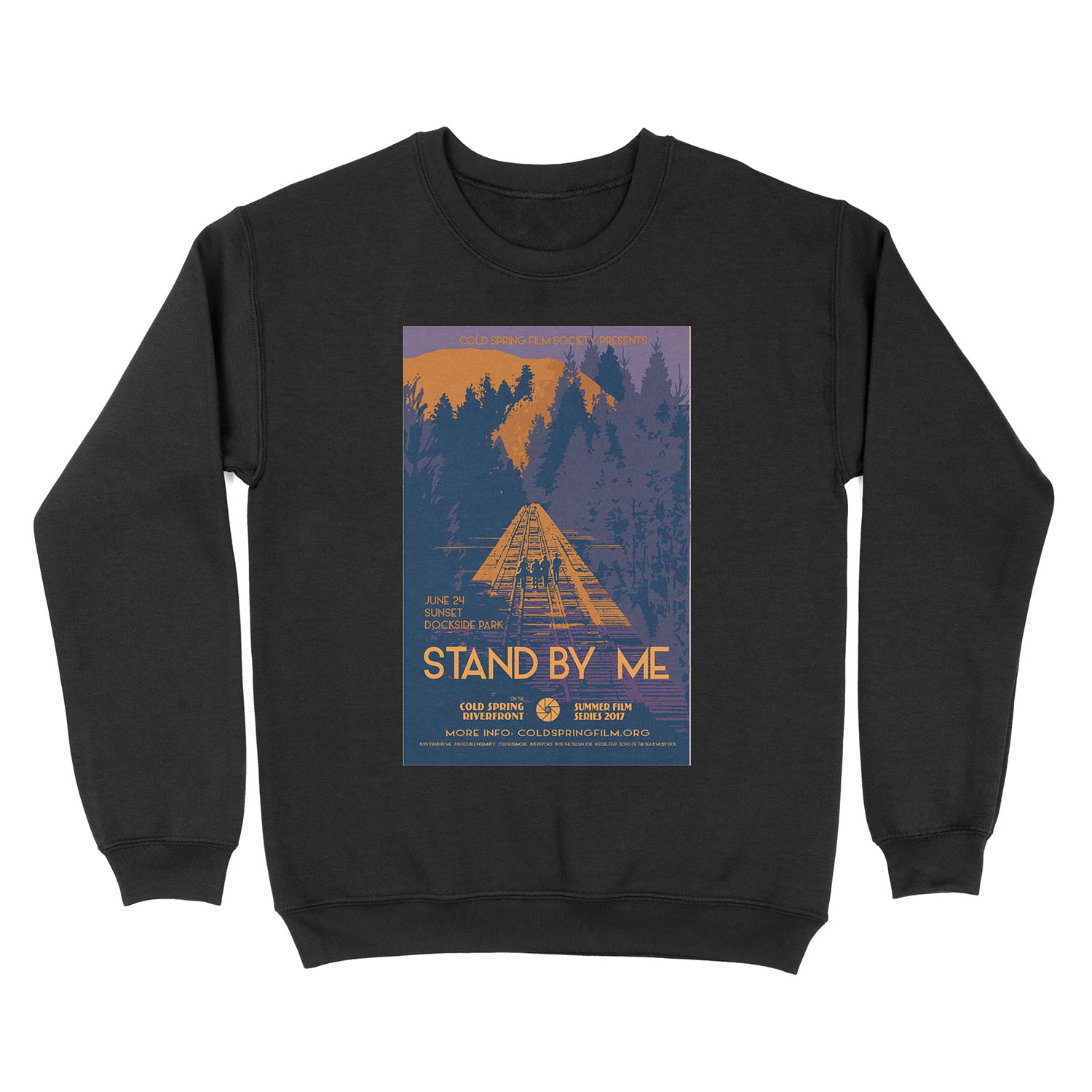 STAND BY ME: Cold Spring Film Society 2017 Season Unisex Crewneck Sweatshirt