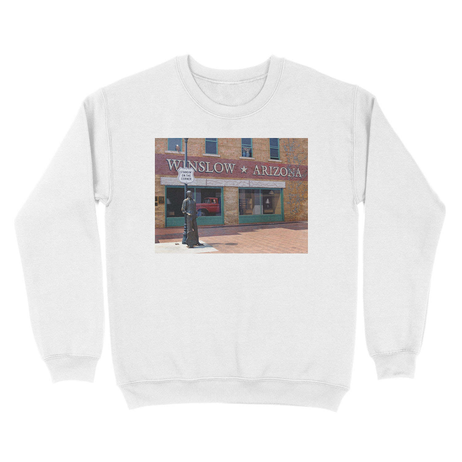 Standin' on the Corner Unisex Crewneck Sweatshirt - Image 2