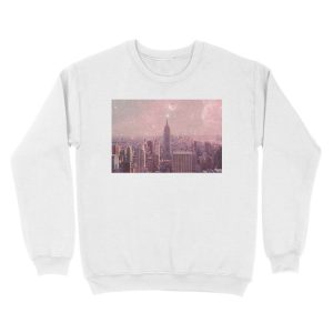 Alternative view of Stardust Covering New York Unisex Crewneck Sweatshirt