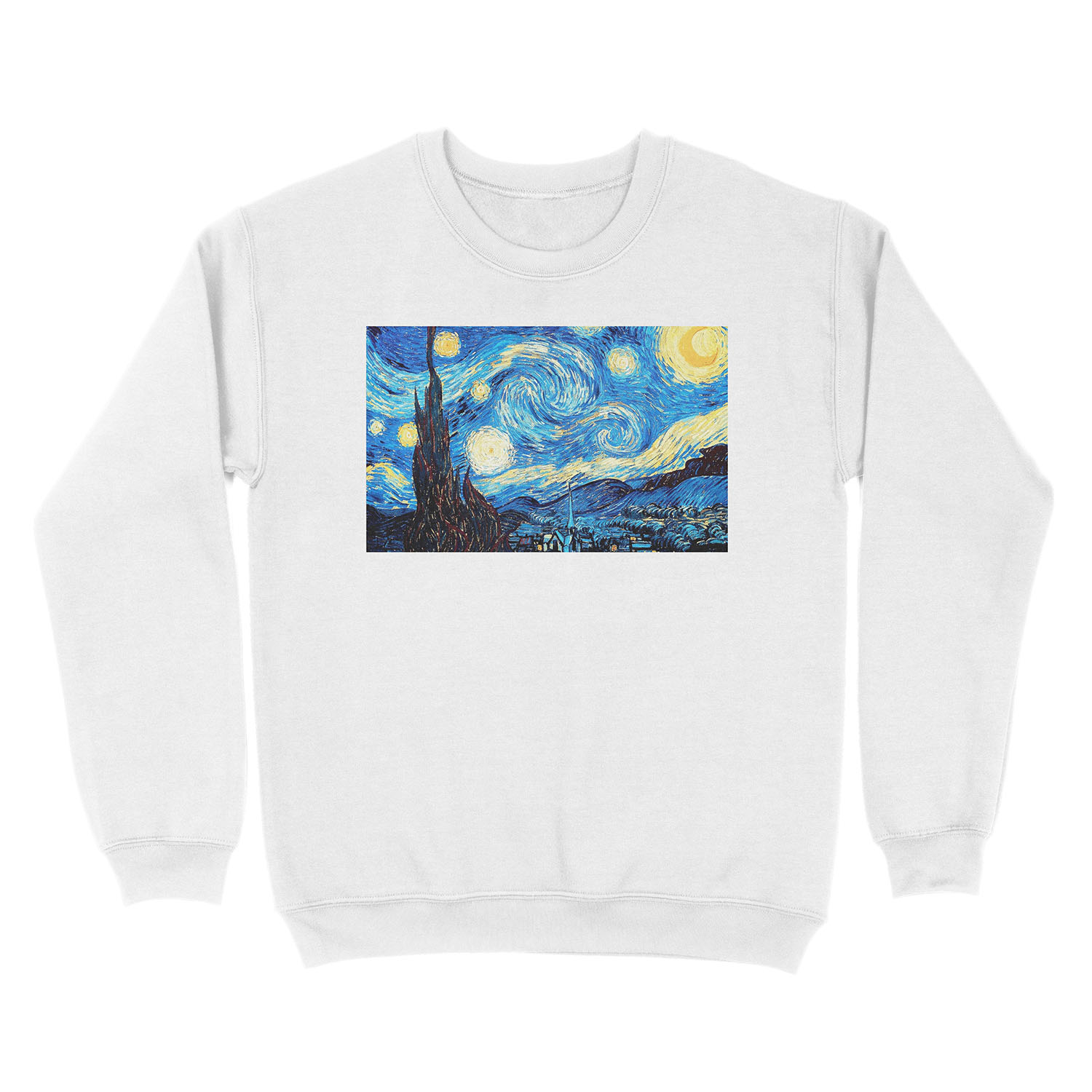 starry night Unisex Crewneck Sweatshirt - Image 2