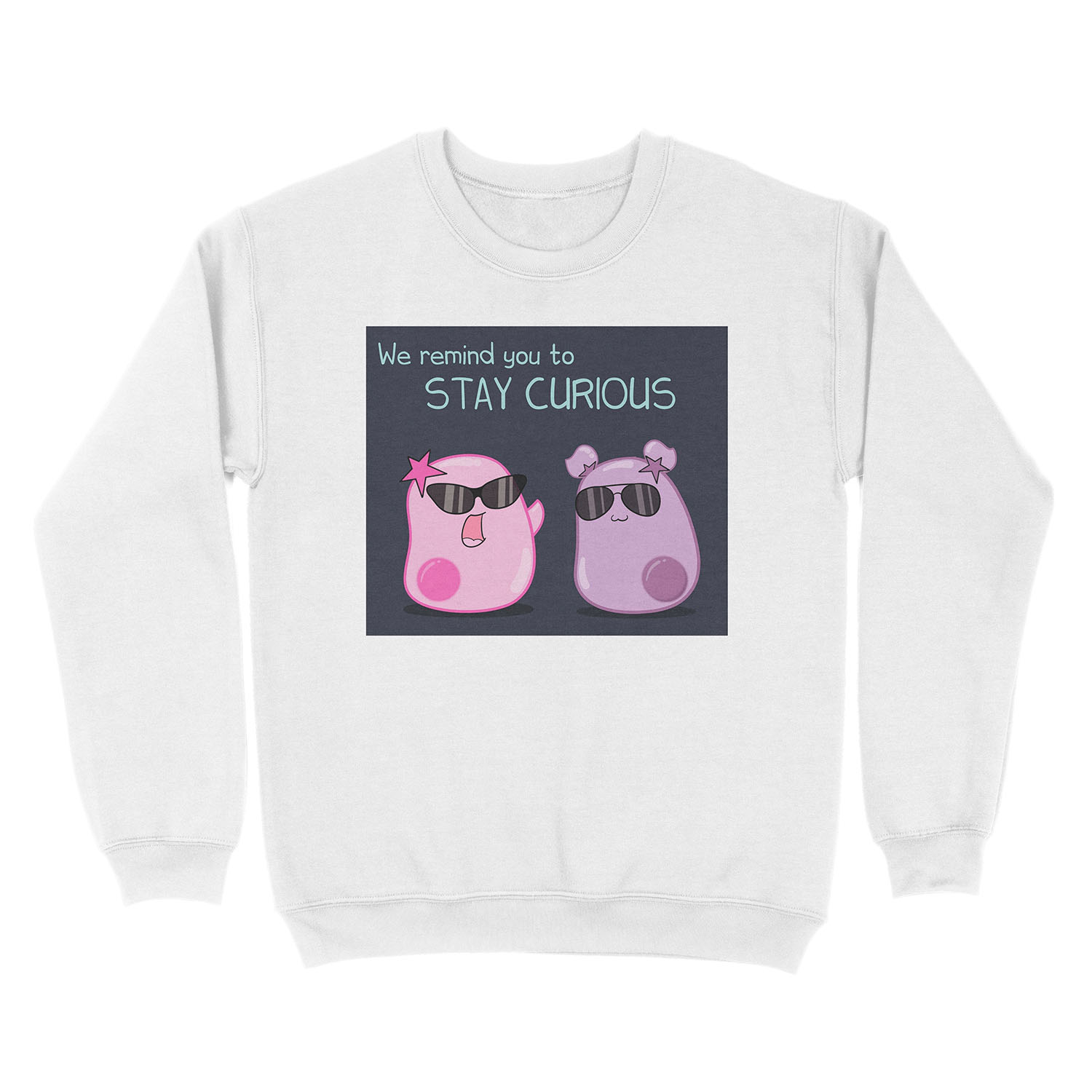 Stay Curious! with the Amoeba Sisters Unisex Crewneck Sweatshirt - Image 2