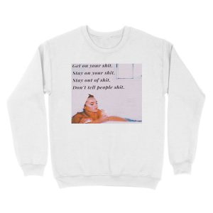 Alternative view of STAY ON YOUR SH*T Unisex Crewneck Sweatshirt