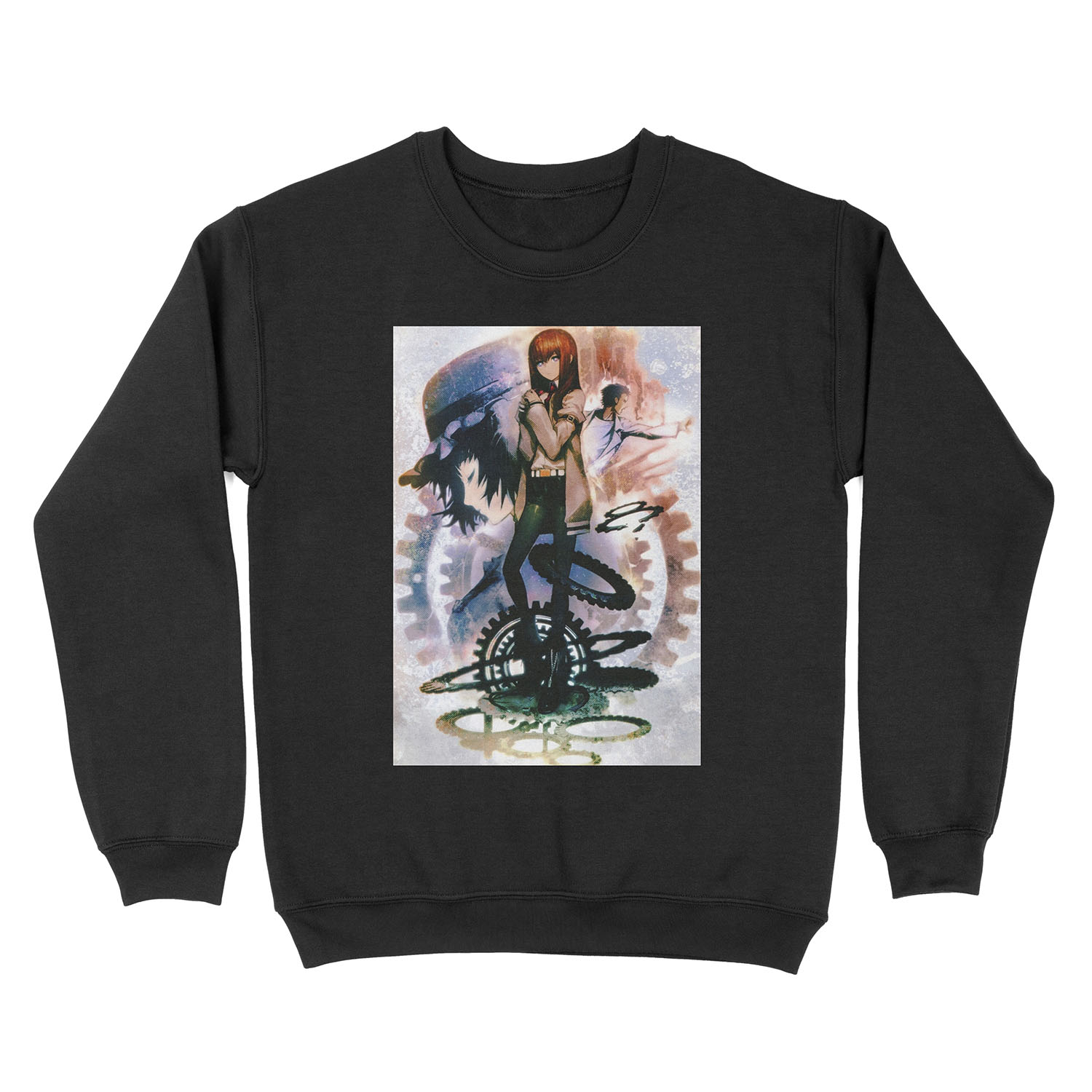 Steins Gate - Kurisu Makise, Okabe (Hououin Kyouma), Mayuri Unisex Crewneck Sweatshirt