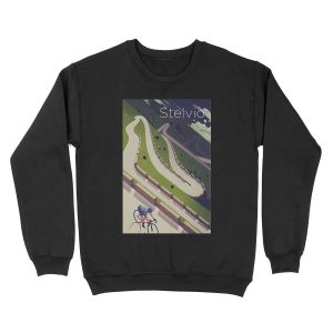 'Stelvio' Print Unisex Crewneck Sweatshirt